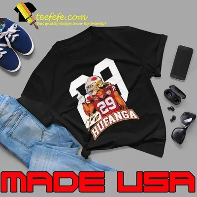 Talanoa Hufanga American professional football safety San Francisco Star Player T-Shirt