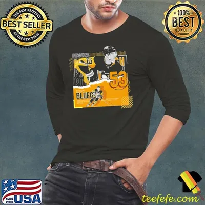 Teddy Blueger Latvian professional ice hockey centre Poster Penguins T-Shirt