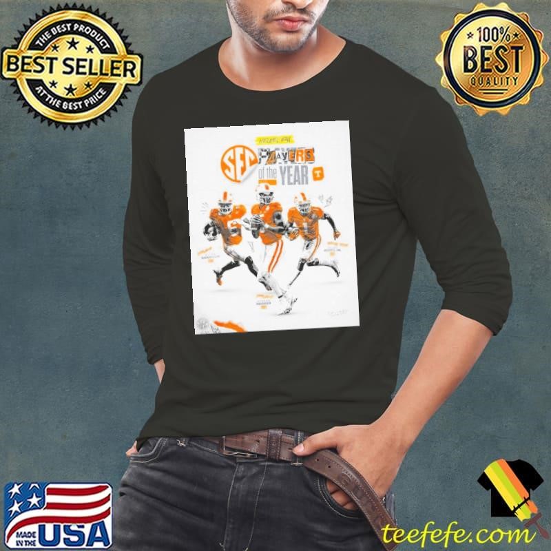 Tennessee Vols Heupel Era SEC player of the year Sampson Jone Jr. Hooker 2024 Poster Long Sleeve Tee