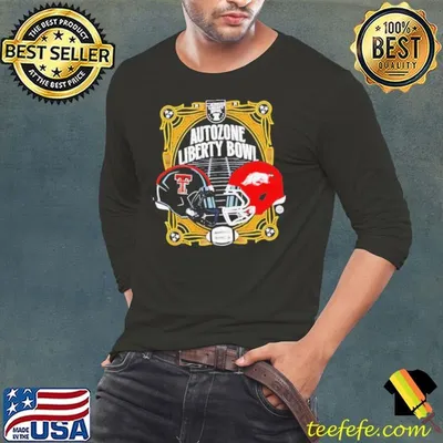 Texas Tech Red Raiders vs Arkansas Razorbacks 2024 Autozone Liberty Bowl shirt