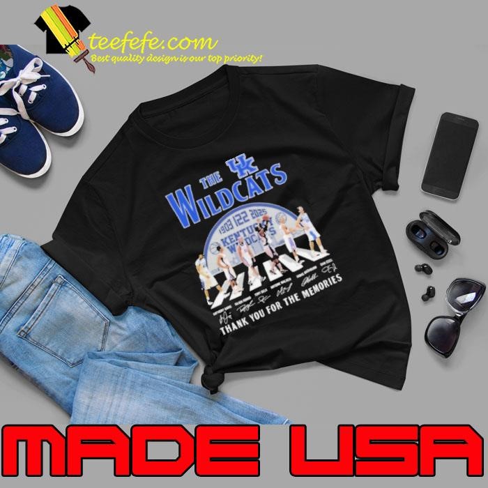 The Kentucky Wildcats 1903 2025 Signatures Thank You For The Memories 2024 Unisex