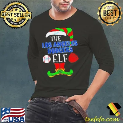 The Los Angeles Dodgers ELF Christmas Shirt