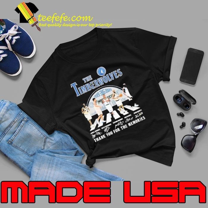 The Minnesota Timberwolves 1989-2025 Signature Thank You For The Memories Unisex
