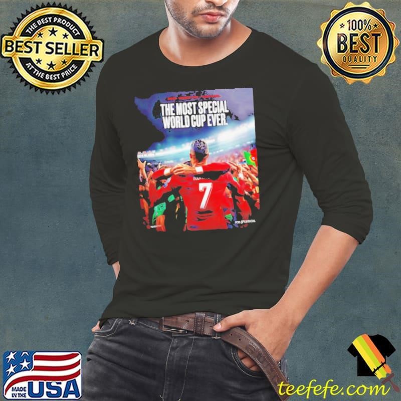 The Most Special World Cup Ever Cristiano Ronaldo 2030 World Cup Portugal poster Long Sleeve Tee