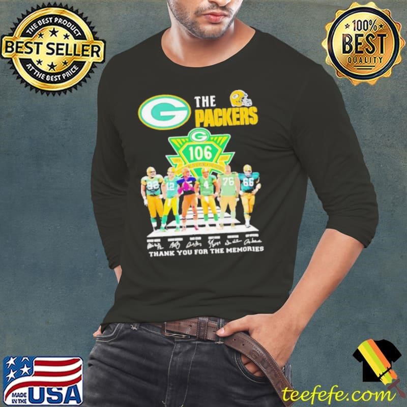 The Packers 1919 2025 thank you for the memories signature Long Sleeve Tee