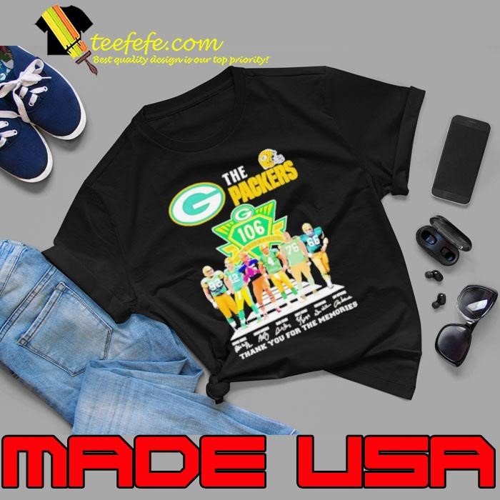 The Packers 1919 2025 thank you for the memories signature shirt