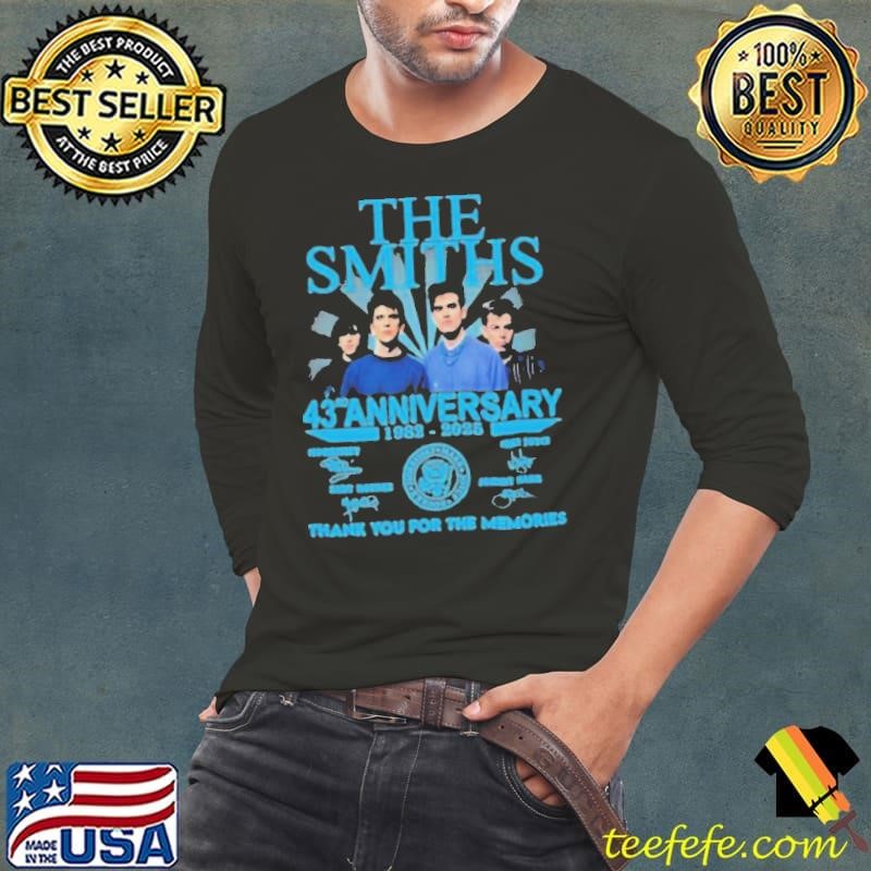 The Smiths 43rd Anniversary 1982 2025 Thank You For The Memories Signatures Long Sleeve Tee