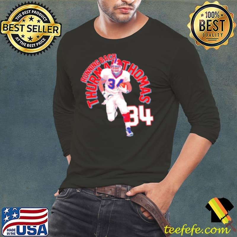 Thurman Thomas Buffalo Bills NFL football name ARC vintage Shirt
