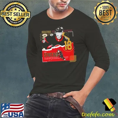 Tim Stutzle German professional ice hockey centre Poster Senators T-Shirt