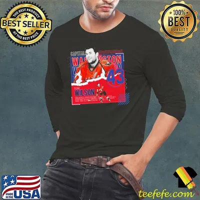Tom Wilson Canadian professional ice hockey right winger Poster Capitals T-Shirt
