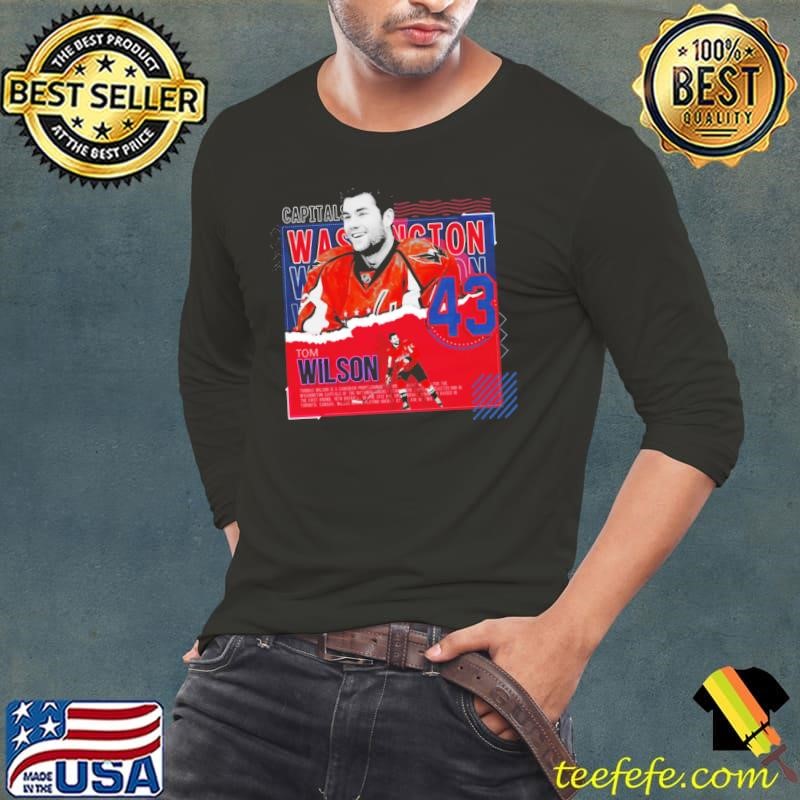 Tom Wilson Canadian professional ice hockey right winger Poster Capitals Long Sleeve Tee