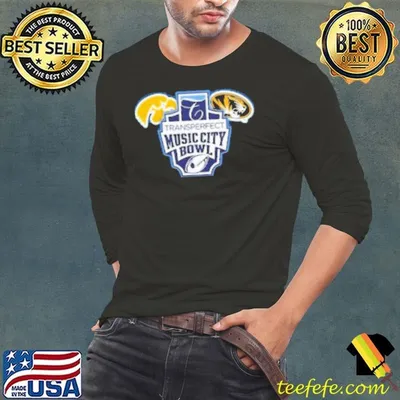Transperfect Music City Bowl Iowa Vs Missouri Nashville, TN Dec 30 2024 Logo Shirt