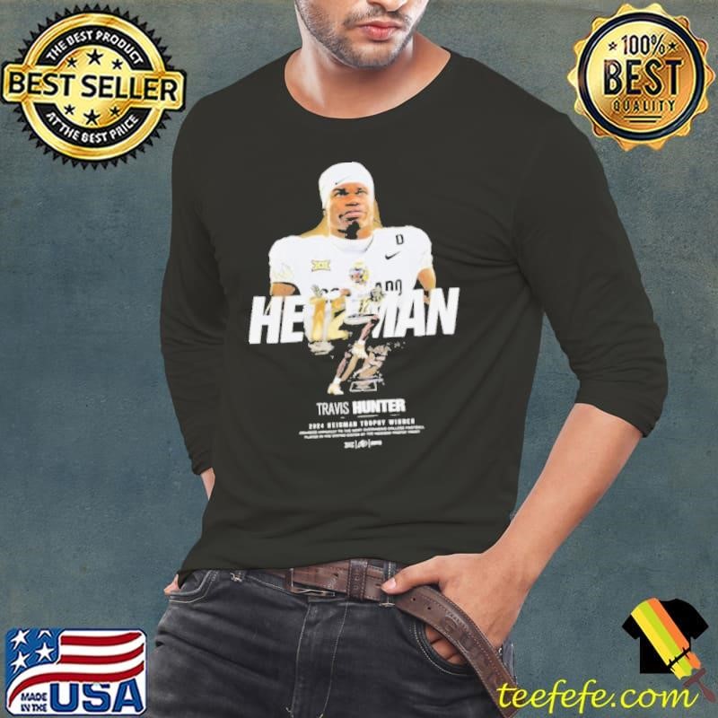 Travis Hunter 2024 Heisman Trophy Award Winner Long Sleeve Tee