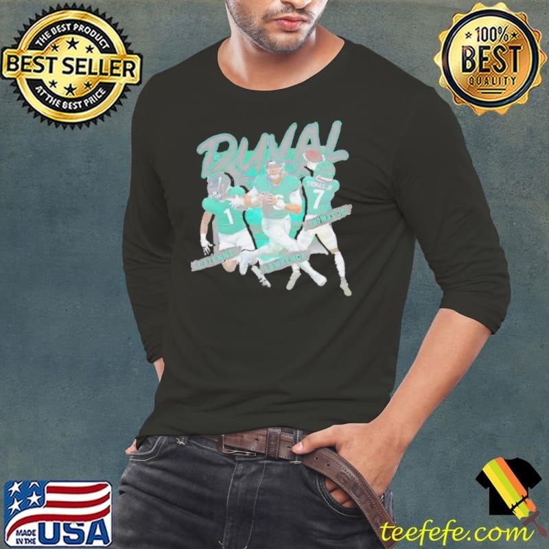 Trevor Lawrence Jacksonville Jaguars NFL football duval trio vintage shirt