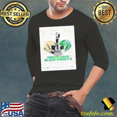 Tulane Green Wave vs. Army Black Knights Football Championship December 6 2024 Michie Stadium New Orleans Louisiana Shirt