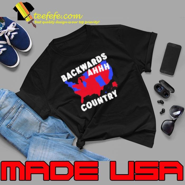 US Map Backwards Ahhh Country Unisex