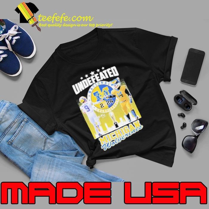 Undefeated 2024 Champions Michigan Wolverines football Unisex
