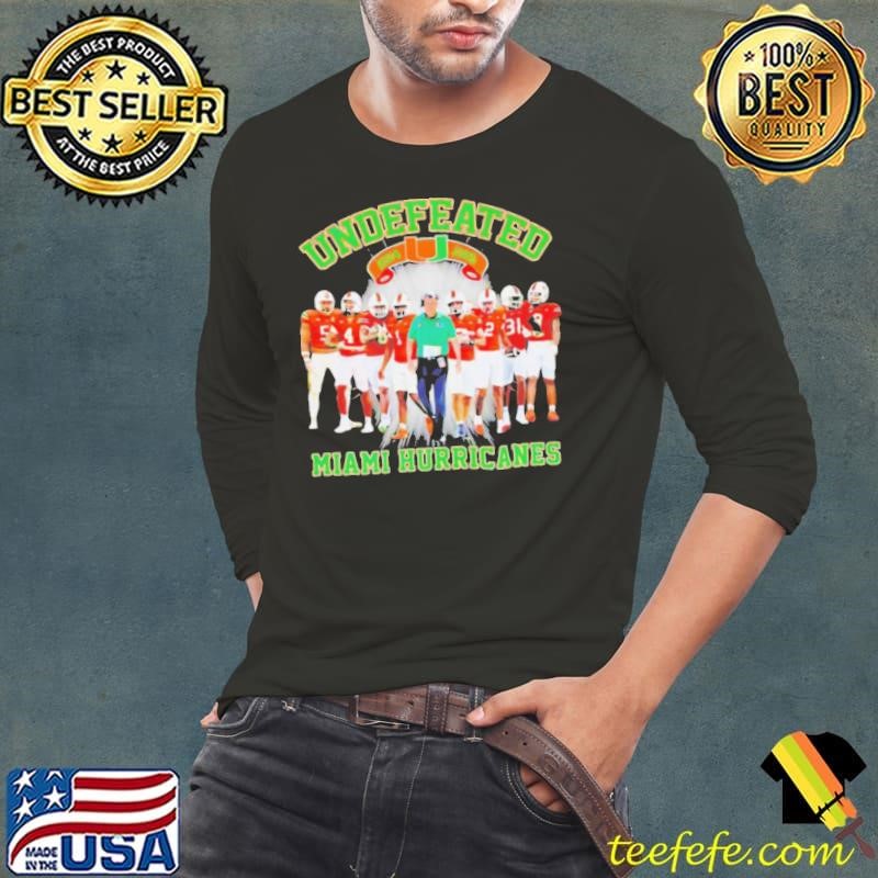 Undefeated Miami Hurricanes 2024 2025 perfect season signature shirt
