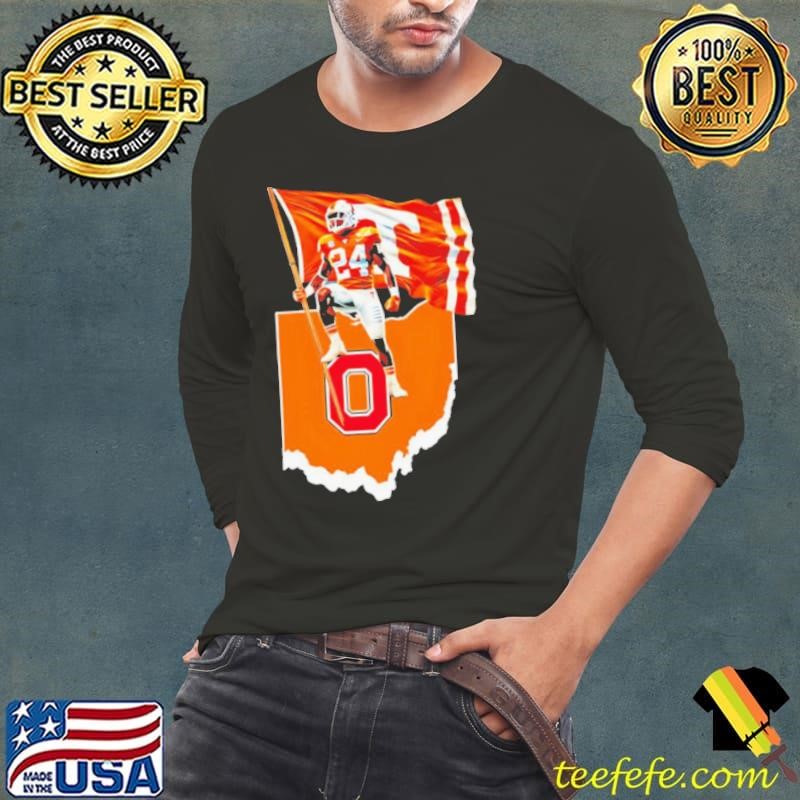Vols Plan the Flag Ohio Tennessee Volunteers Hunter Barnes Long Sleeve Tee