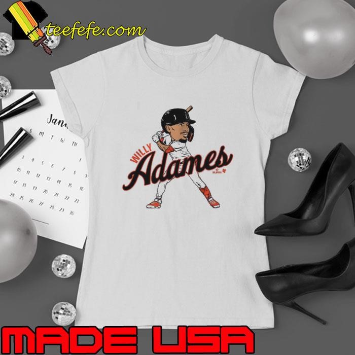 Willy Adames San Francisco Caricature Ladies tee