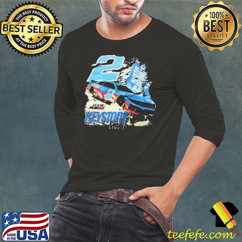 Austin Cindric 2 Keystone Light team Penske racing graphic shirt