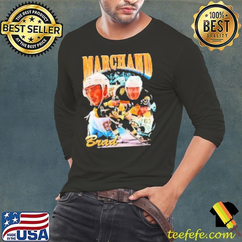 Brad Marchand 63 Boston Bruins Hockey graphic Long Sleeve Tee