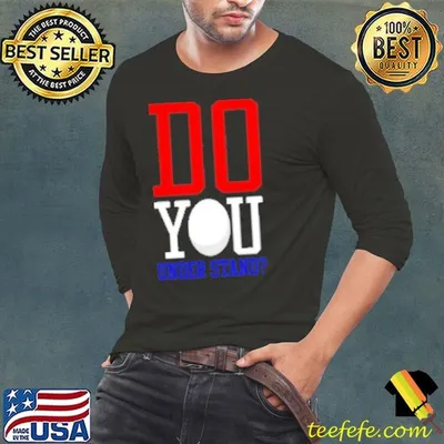 Brendan Cobbina Wearing Do You Understand Shirt