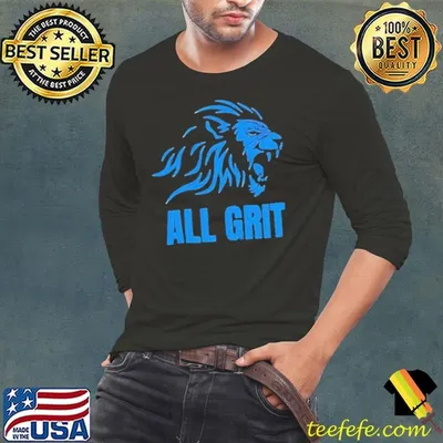 Detroit Lions Football All Grit Shirt