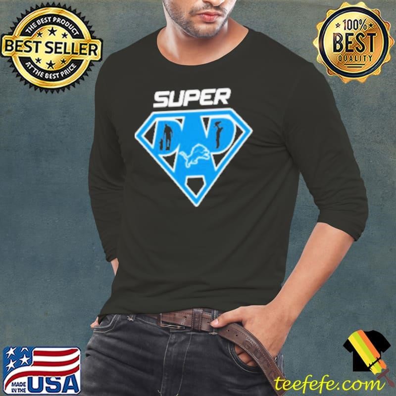 Detroit Lions Super Dad Long Sleeve Tee