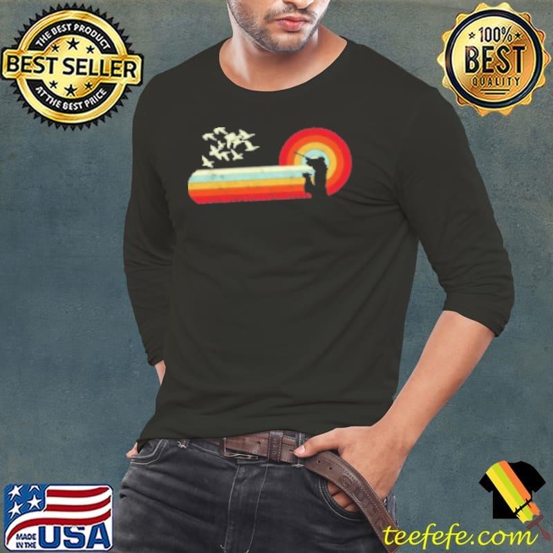 Duck Hunting Retro Style Pullover Vintage Retro Shirt