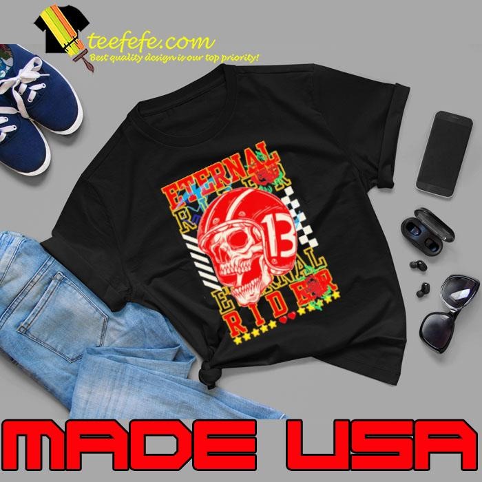 Eternal Rider skull helmet roses Unisex