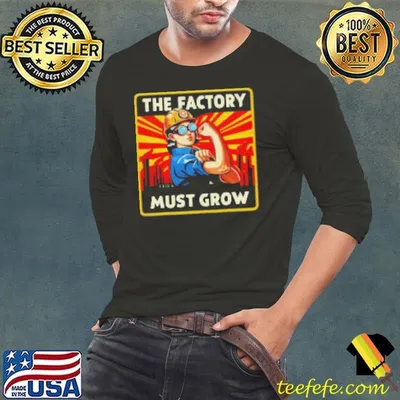 Factorio The Factory Must Grow Kids Shirt