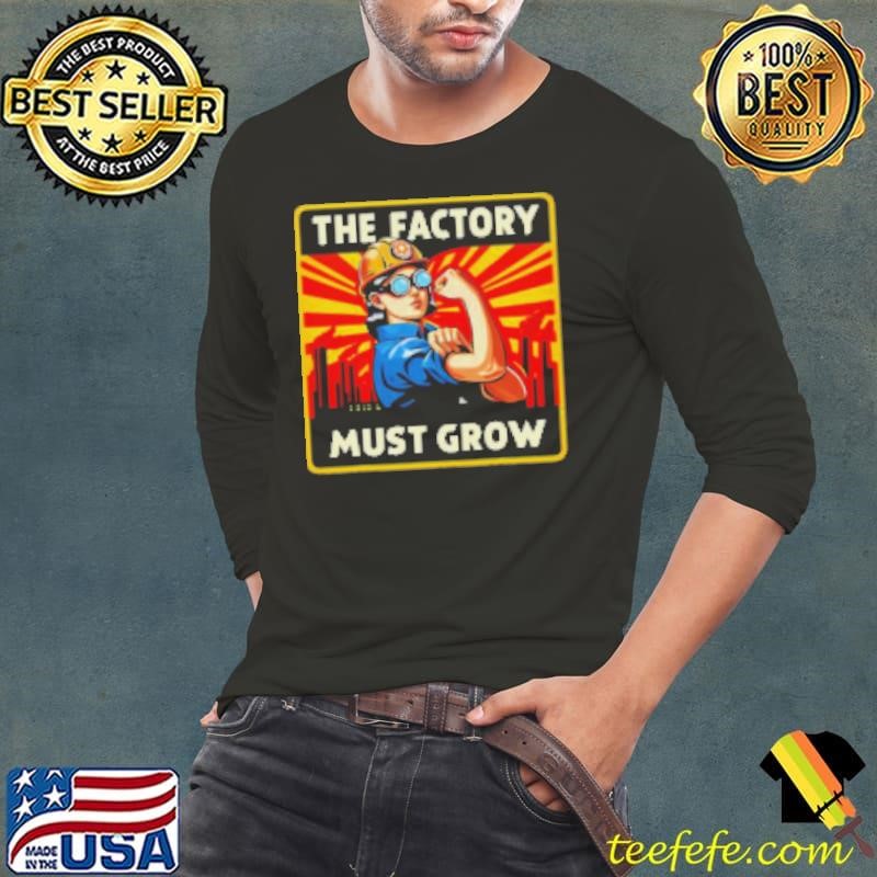 Factorio The Factory Must Grow Kids Shirt
