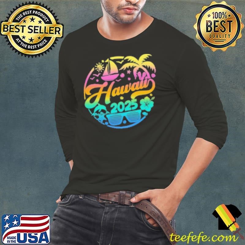 Hawaii 2025 Family Vacation Beach Matching Group Long Sleeve Tee