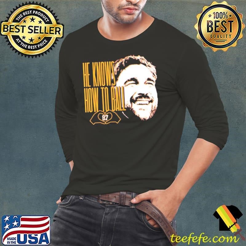 He Knows How To Ball Travis Kelce Kansas City Chiefs vs Philadelphia Eagles Painting  shirt