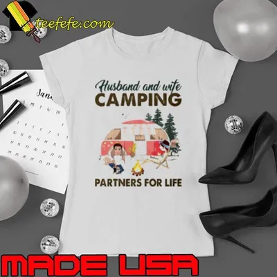 Husband And Wife Camping Partner For Life Shirt