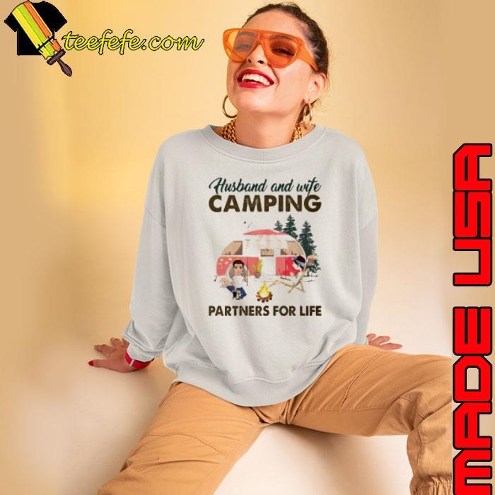 Husband And Wife Camping Partner For Life Sweatshirt