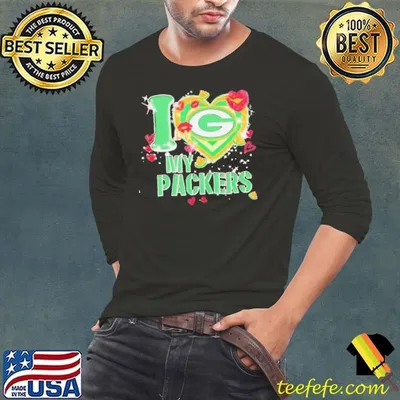 I love Green Bay Packers my Packers heart shirt