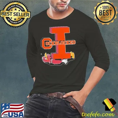 Illinois Fighting Illini South Carolina Gamecocks Football Cockblocked Mascot T shirt