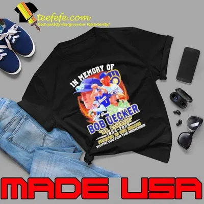 In memory of Bob Uecker Mr Baseball 1934 2025 thank you for the memories signature shirt