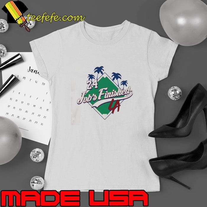 Jack Flaherty Dodgers 24 Job’s Finished LA shirt