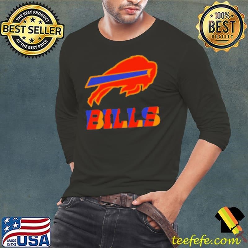 Josh Allen NFL Buffalo Bills Football Logo Long Sleeve Tee