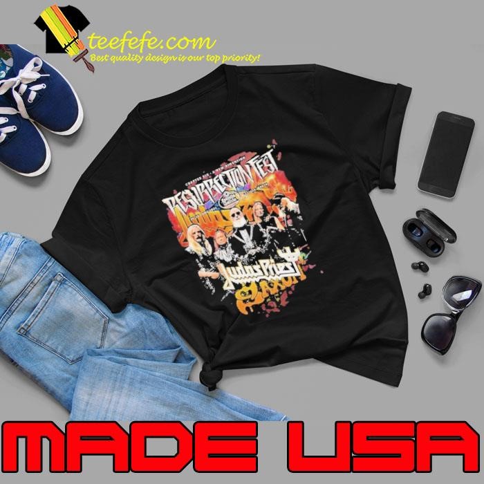 Judas Priest Shield Of Pain Tour 2025 Shirt