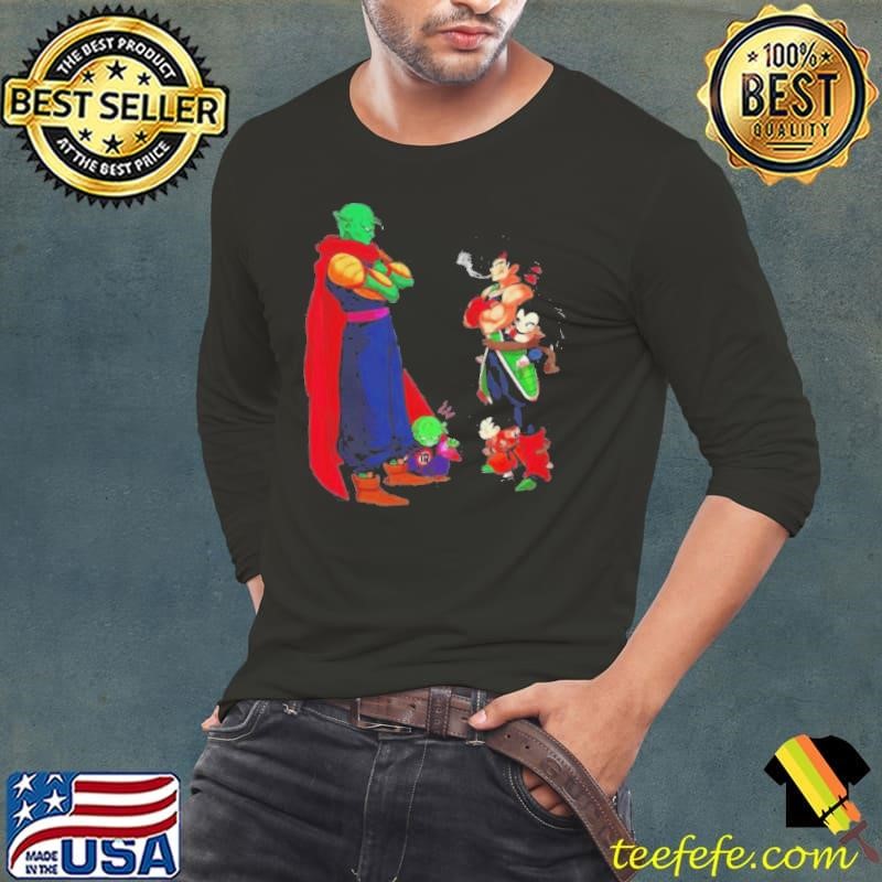 King Piccolo Vs Bardock Piccolo Goku and Raditz Dragon Ball shirt