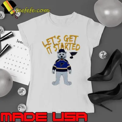 Louie Outer Stuff St Louis Blues Let's Get It Started funny Shirt
