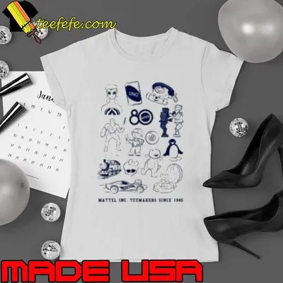 Mattel Creations Mattel 80Th Icons Toymakers Since 1945 Shirt