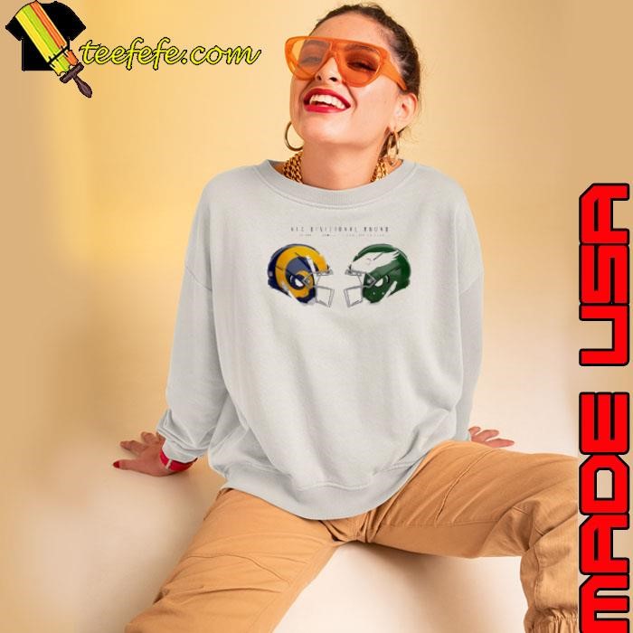 NFC Divisional Round Matchups Los Angeles Rams Vs Philadelphia Eagles Head To Head NFL Season 2025 Sweatshirt