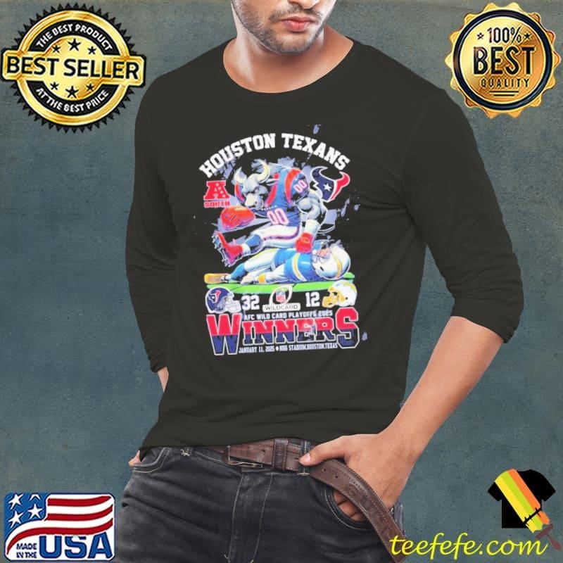 NFL Cleveland Cavaliers AFC Wild Card Playoff 2025 Winners Long Sleeve Tee