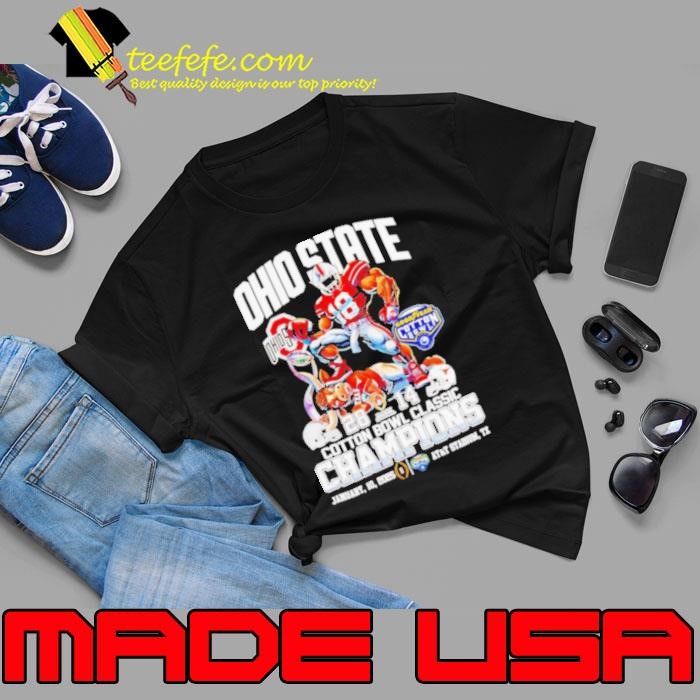 Ohio State Cotton Bowl Champions mascot shirt