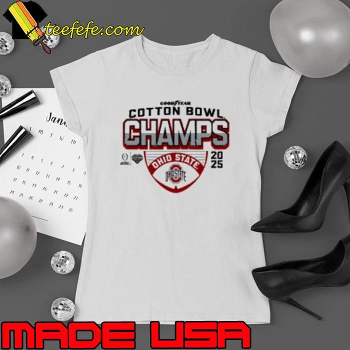 Ohio State Football Cotton Bowl Champs 2025 Ohio State Buckeyes Championship Shirt